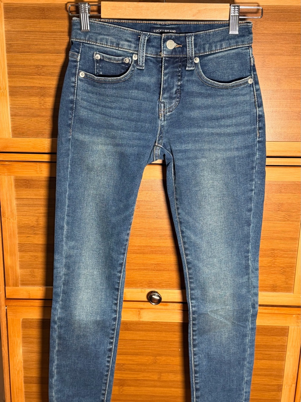 Lucky Brand Ava Mid-Rise Skinny Jeans 25